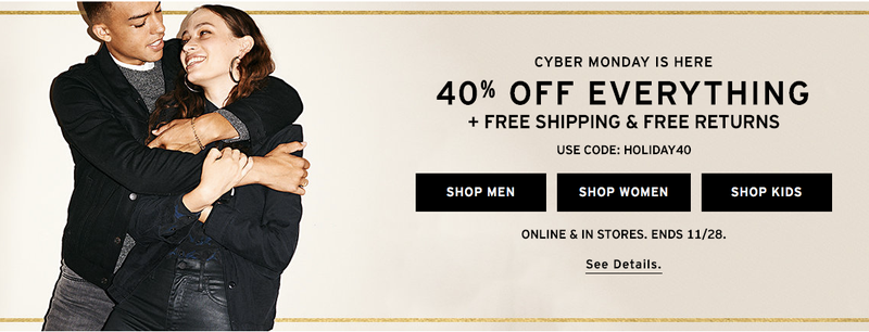 Levi’s: 40% off everything with code HOLIDAY40
